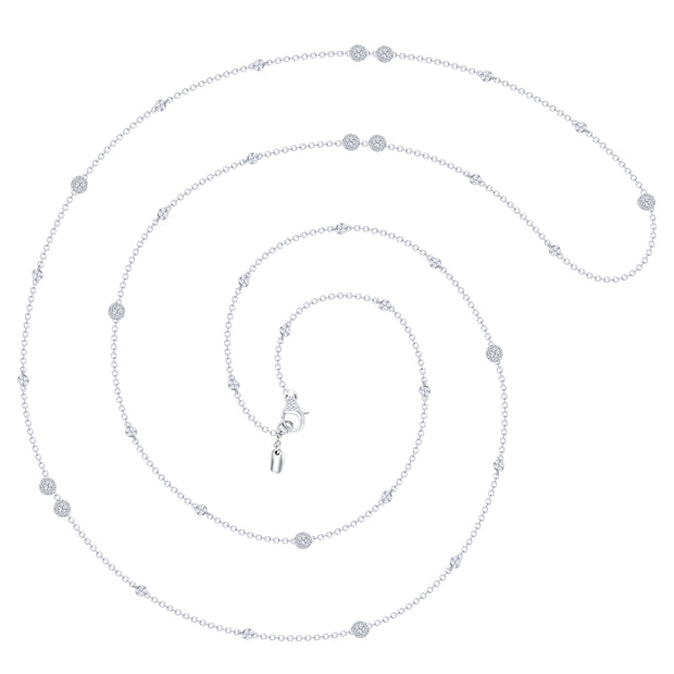 Uneek Cascade Collection Yard Opera Necklace