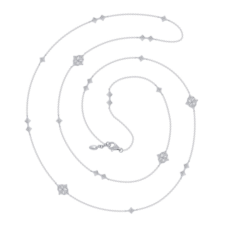 Uneek Cascade Collection Yard Opera Necklace