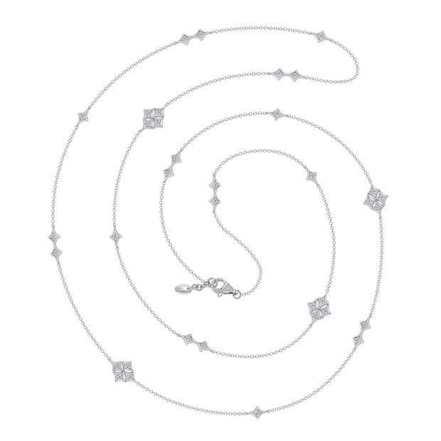 Uneek Cascade Collection Yard Opera Necklace