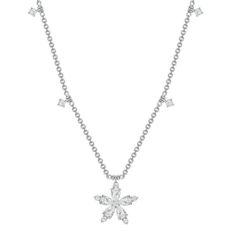 Uneek Cascade Collection Drop Necklace