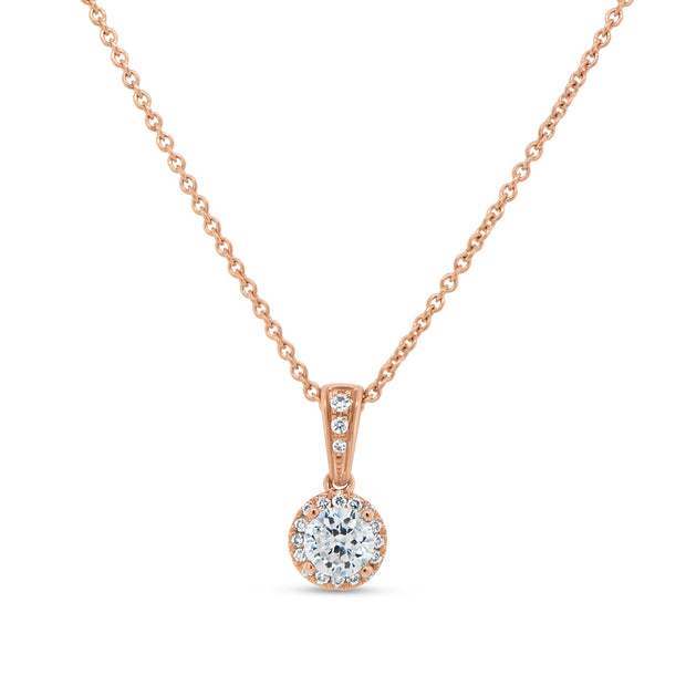 Uneek Timeless Collection Halo Drop Pendant