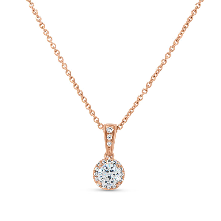 Uneek Timeless Collection Halo Drop Pendant