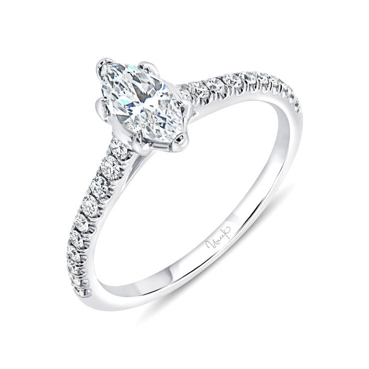 Uneek Timeless Collection Cathedral Engagement Ring