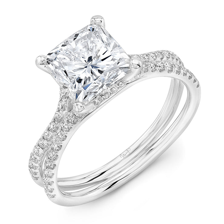 Uneek Silhouette Collection Split Engagement Ring