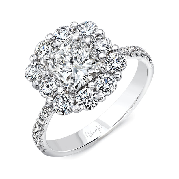 Uneek Timeless Collection Halo Engagement Ring