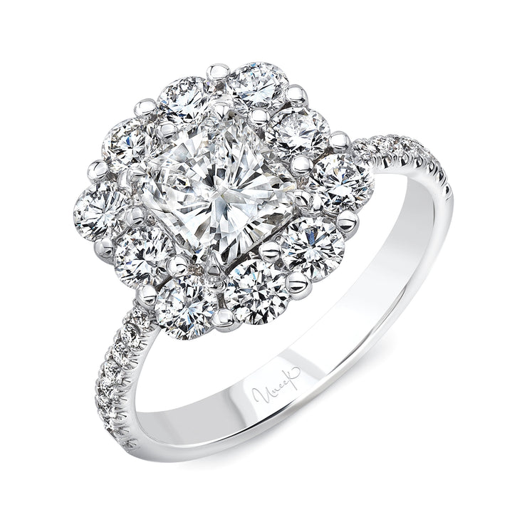 Uneek Timeless Collection Halo Engagement Ring