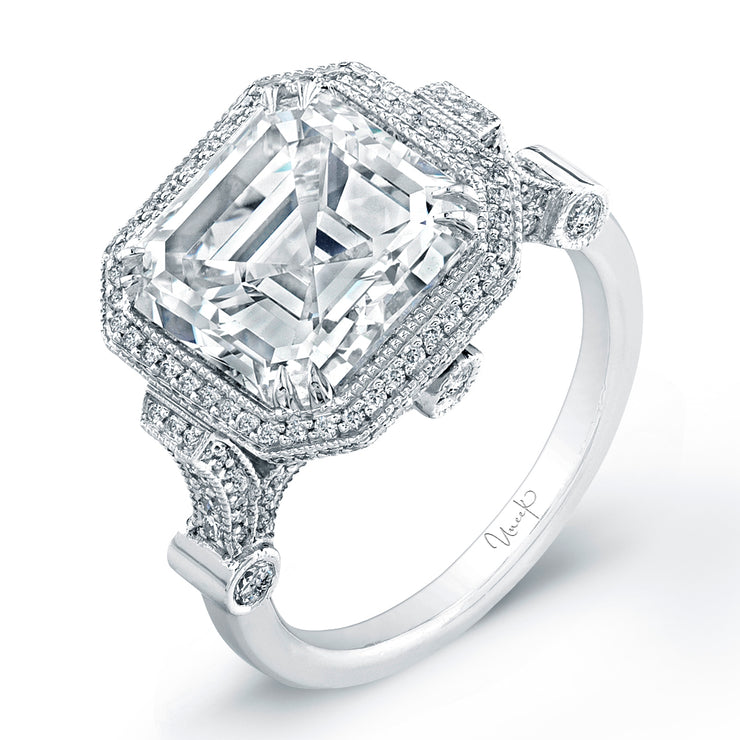 Uneek Signature Collection Halo Engagement Ring