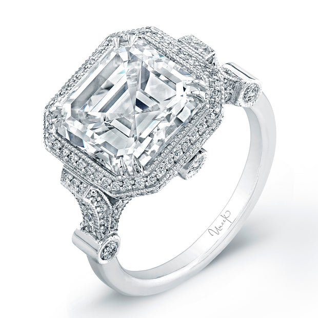Uneek Signature Collection Halo Engagement Ring