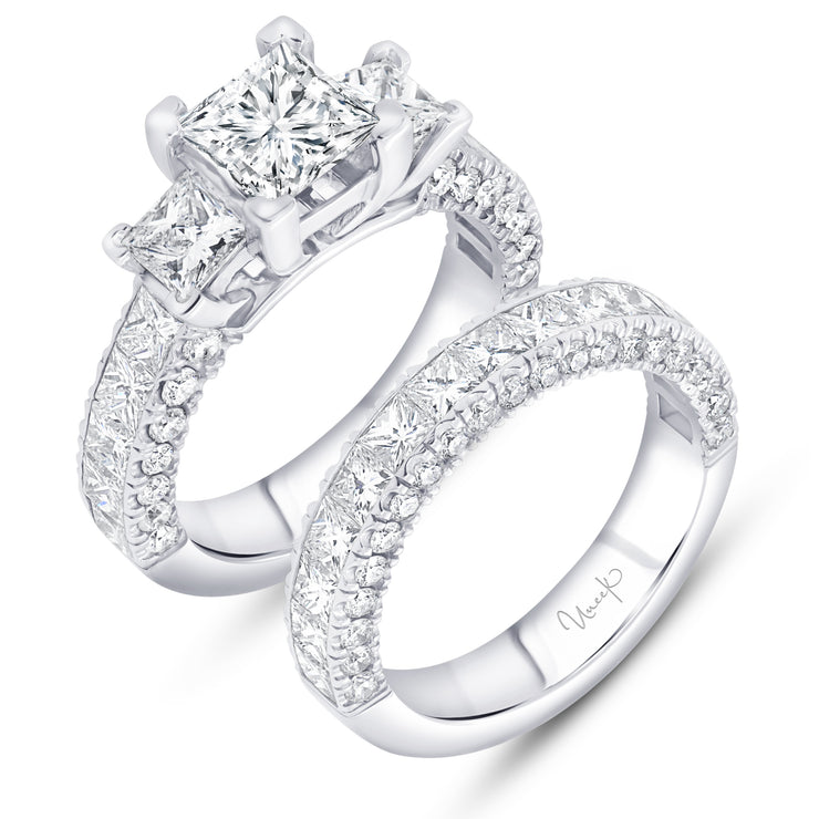 Uneek Princess Cut Diamond Engagement Ring