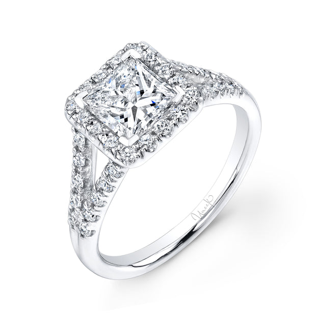 Uneek Halo Engagement Ring