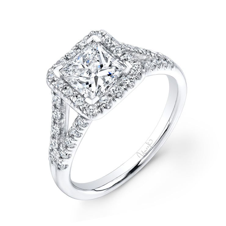 Uneek Halo Engagement Ring