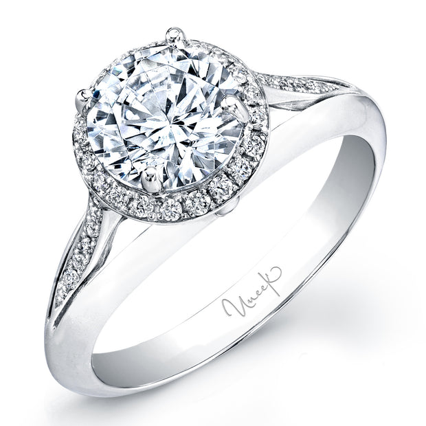Uneek Halo Engagement Ring