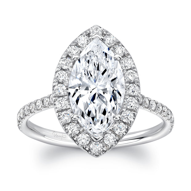 Uneek Timeless Collection Halo Engagement Ring