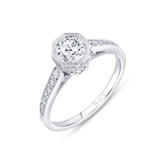 Uneek Unity Collection Round Engagement Ring