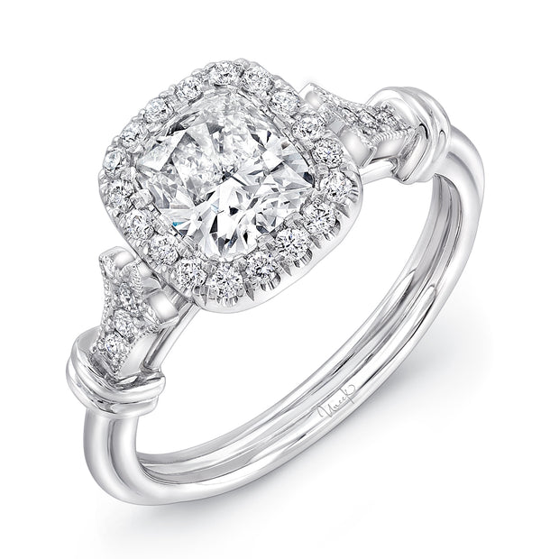 Uneek Signature Collection Halo Engagement Ring