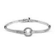 Gent Bracelet in 18k Gold with Diamonds