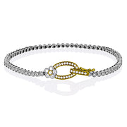 Bracelet in 18k Gold with Diamonds