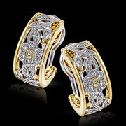 Earring in 18k Gold with Diamonds