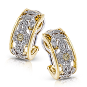 Earring in 18k Gold with Diamonds