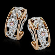 Earring in 18k Gold with Diamonds