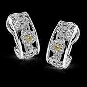 Earring in 18k Gold with Diamonds