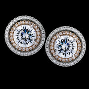 Earring in 18k Gold with Diamonds