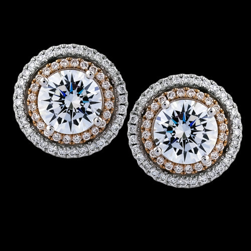 Earring in 18k Gold with Diamonds