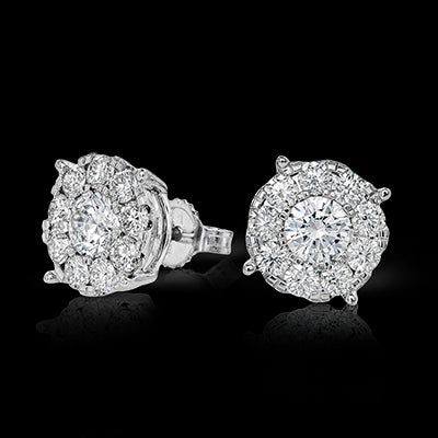 Earring in 18k Gold with Diamonds