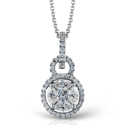 Pendant in 18k Gold with Diamonds