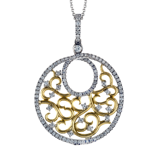 Pendant in 18k Gold with Diamonds