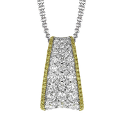 Pendant in 18k Gold with Diamonds