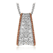 Pendant in 18k Gold with Diamonds