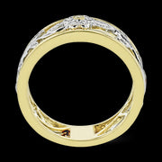 Right Hand Ring in 18k Gold with Diamonds