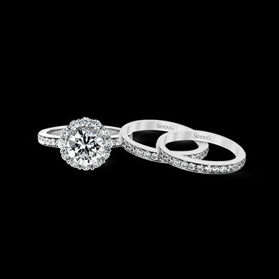 Wedding Set in 18k Gold with Diamonds