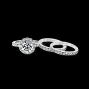 Wedding Set in 18k Gold with Diamonds