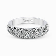 Anniversary Ring in 18k Gold with Diamonds