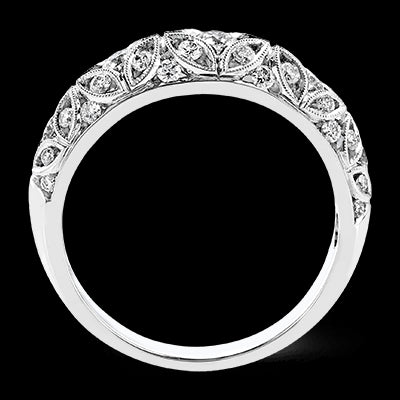 Anniversary Ring in 18k Gold with Diamonds