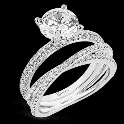 Wedding Set in 18k Gold with Diamonds