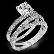 Wedding Set in 18k Gold with Diamonds