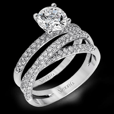 Wedding Set in 18k Gold with Diamonds