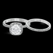 Wedding Set in 18k Gold with Diamonds