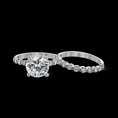 Wedding Set in 18k Gold with Diamonds