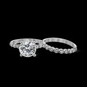 Wedding Set in 18k Gold with Diamonds