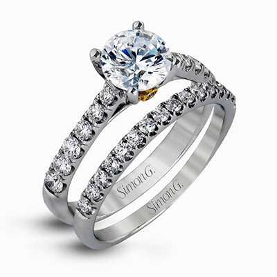 Wedding Set in 18k Gold with Diamonds