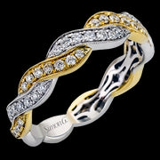 Anniversary Ring in 18k Gold with Diamonds