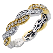 Anniversary Ring in 18k Gold with Diamonds