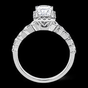 Engagement Ring in 18k Gold with Diamonds