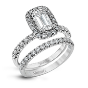 Wedding Set in 18k Gold with Diamonds