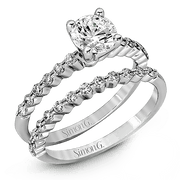 Wedding Set in 18k Gold with Diamonds