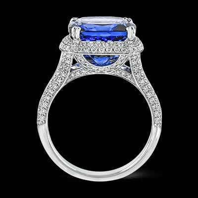 Color Ring in 18k Gold with Diamonds